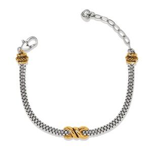 Interlok Twist Double Chain Bracelet Brighton - NWT